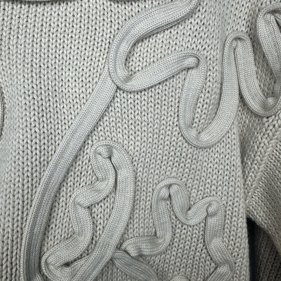 Cult Gaia girls Kids Deva Set Cream Cowl Neck Sweater Set NWT - Picture 9 of 13